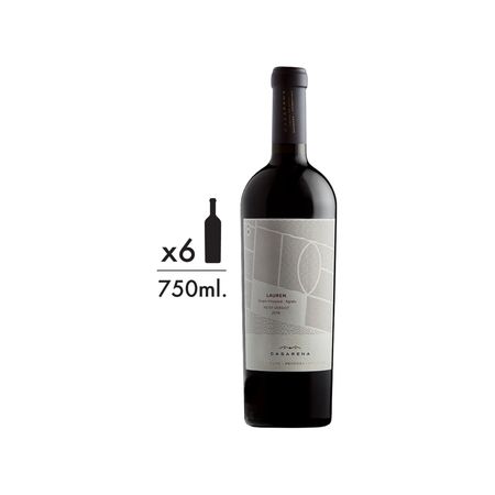 Vino Tinto Casarena Single Vineyard Petit Verdot Lauren Caja x 6