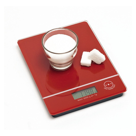 Balanza Cocina Electronica 3 Kg  Roja - Nc