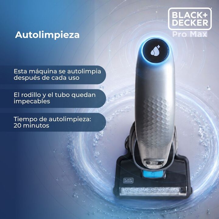 Aspiradora y Trapeadora Inalámbrica Duo Pro Max Black & Decker BXUVXA04 - Vista 9