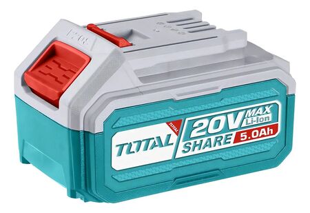 Batería 20v 5 Ah Total Industrial De Litio Con Indicador Led