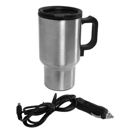 Jarro Termico 420 Cc Acero Y Plastico Con Cable P Auto 12 V