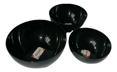 Set 3 Bowls Plasticos Irrompibles Con Caja De Regalo Carol ( 3440 - NEG)