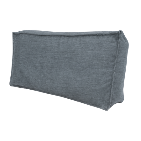 Almohadon 60x40 para Kit Divan Chenille  Nickel Gris oscuro