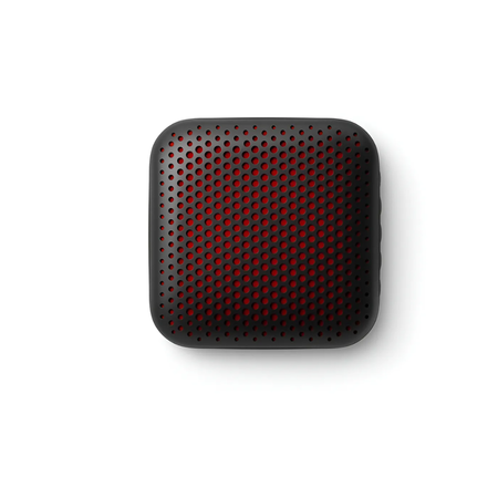 parlante portatil philips bluetooth tas2505b/00 negro