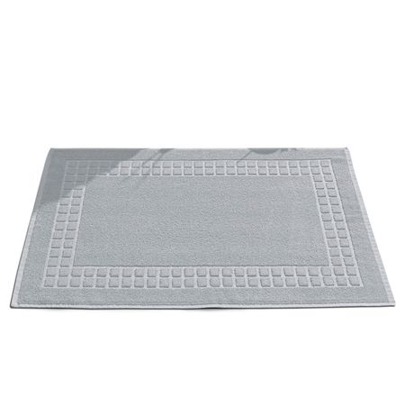 Toalla de pies para baño Domus 50 x 80 color Gris Stone Espácity