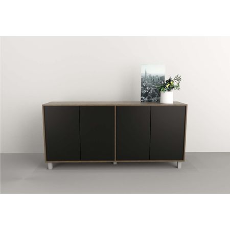 Bahiut 1.80 Mts Tables Cod: 7008 Nogal y Negro 