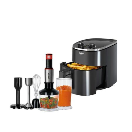 Combo Freidora Liliana AF930 1400W 3.7L + Procesadora Liliana AH945 1300W