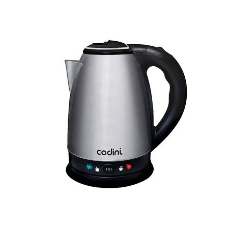 Pava Eléctrica Codini 1.8lts 1500w Corte Mate Inox. P18MAN