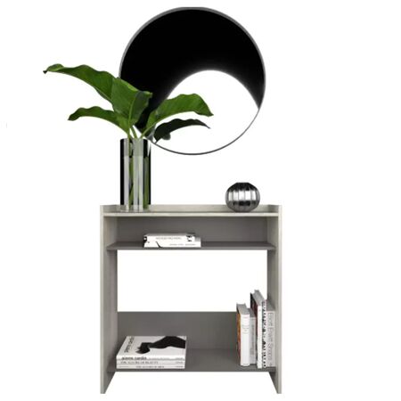 Recibidor Abierto 0.92 Mts Linea Home Tables Cod: 1405 Nevado-Gris