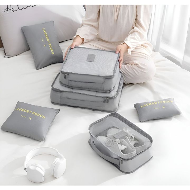 Set Organizador De Ropa X6 Para Valijas - Vista 2