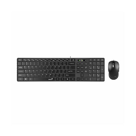 Teclado con Mouse Genius Slimstar C126 Usb Negro