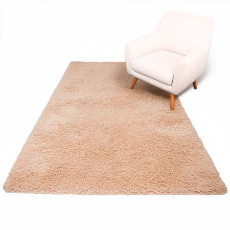 Alfombra 2x3 Mts Nórdica Living Beige Gadnic Lavable Súper Soft