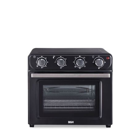 Horno Electrico BGH Mecanico Negro Air 30Lts C/Airfryer-Spiedo BHE30FN25T