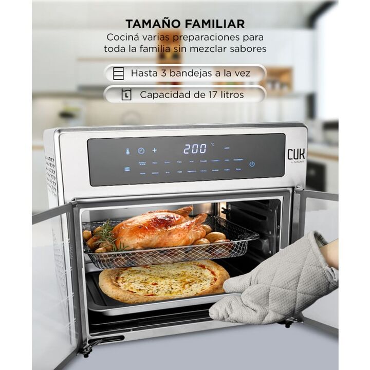 Freidora de Aire GADNIC 17 L Multifunción con Accesorios - Vista 4