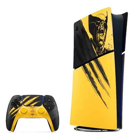 Consola Playstation 5 Digital 825GB Marvel Wolverine Battle Yellow