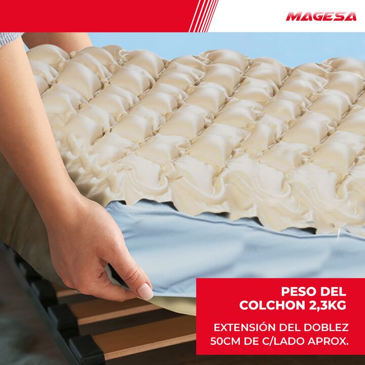 Colchón Antiescaras Con Motor Compresor Secuencial 130 Kg - Vista 4