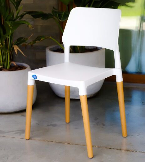 Silla Niza P/Madera Blanca Voss - Vista 2