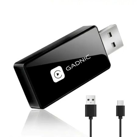 Adaptador Inalámbrico Para Auto Gadnic Carplay Android Bluetooth