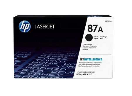 Toner HP 87A Black LaserJet Toner Cartridge CF287A