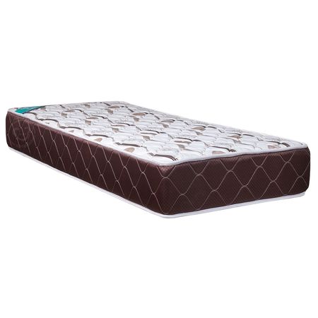 Colchon de Resorte Bonell Maxiking Esmeralda 1 Plaza 80x190x26cm Doble Marco Perimetral de Espuma Tela de Jackard Belga