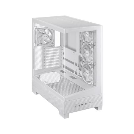 Gabinete Asus A31 Plus TG Vidrio Templado ARGB Blanco