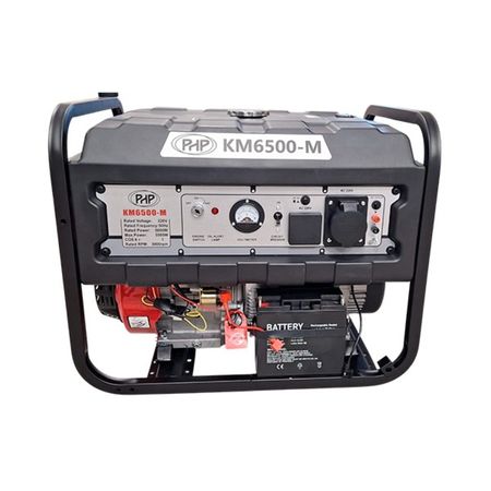 Generador Php KM6500-M 5000W 25 Litros Nafta
