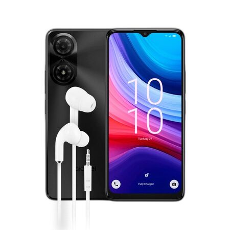 Combo Alcatel A31 Pro 3+64GB Gris + Auriculares Dekkin Blanco