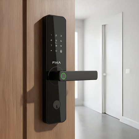 Cerradura smart lock electrónica digital Inteligente con Huella Tarjeta Wifi App FIKA
