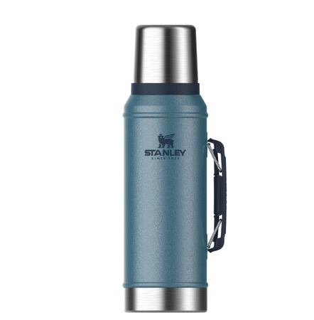 Termo Clasico 950 Ml Con Manija Y Tapon Cebador Lake Stanley ( 10-10148-043)