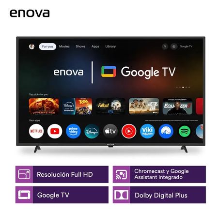 Smart Tv Enova 43'' Full Hd Google Tv