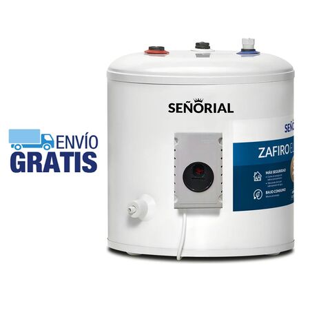 Termotanque Eléctrico Señorial TESZ-40l Zafiro Color Blanco 40 Litros
