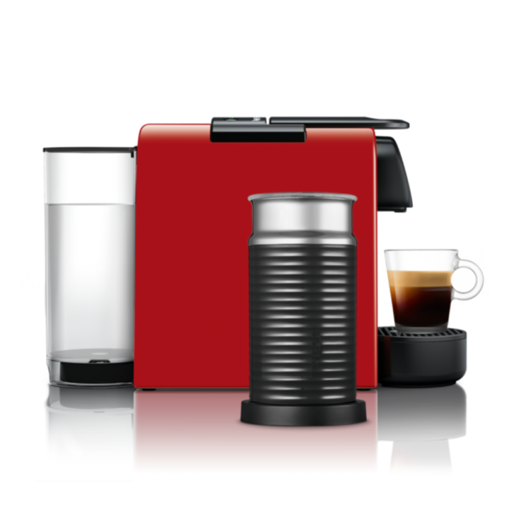 CAFETERA NESPRESSO ESSENZA MINI PIRAMIDAL AEROCCINO (C:ROJO MINI A3KD30) - Vista 2