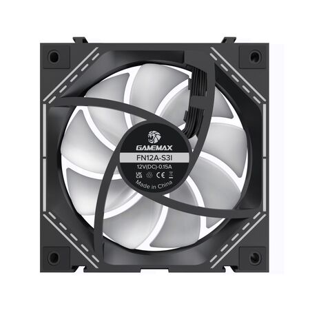 Fan Gamemax Para Gabinete ARGB Magnetico FN12A-S3I