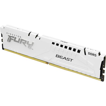 Memoria RAM Kingston 16GB DDR5 6800Mhz Fury Beast White para PC