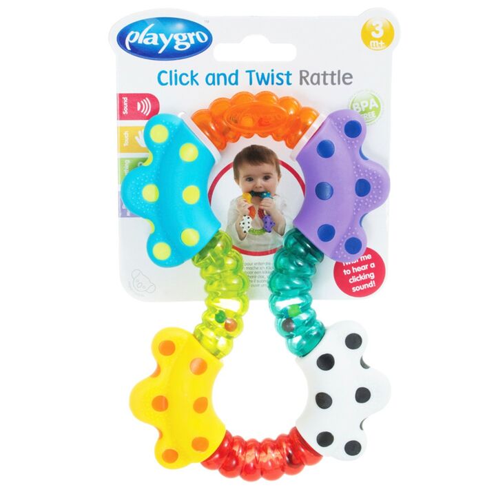 Click and twist Rattle Playgro - Vista 5