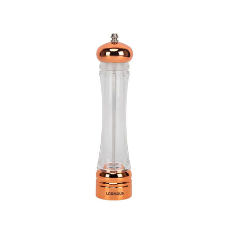 Molinillo Sal Pimienta Acrilico Muelas Acero Inox Larhaus Transparente / Cobre