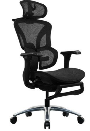SILLA GAMER FORMULA V ERGOLUX 4 MESH BLACK