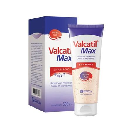 Shampoo Valcatil Max Tratamiento Anticaida Cabello 300 Ml