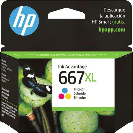 Cartucho De Tinta Hp 667xl 3ym80al Tricolor Original 2300