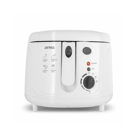 Freidora de Aceite Atma 1800W Blanca