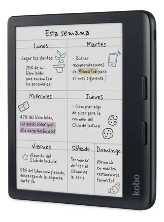Kobo Libra Colour Negro 32gb E-reader 7  Tactil Negro