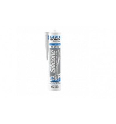 Cartucho de silicona neutra gris 280g uso general Tek Bond