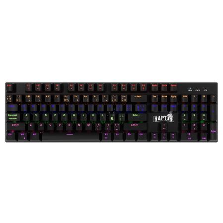 Teclado Raptor M104 Mecanico Retroiluminado Switch Red