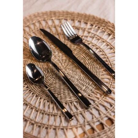 Set de Cubiertos 24 Piezas - Acero Inox De Una Pieza MT24077