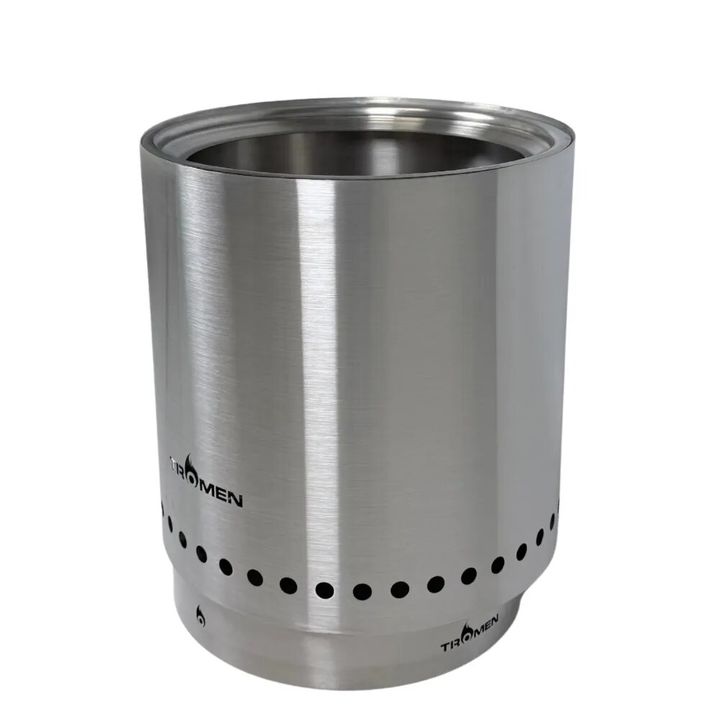 Fogonero Bajo Humo Tromen 380 Acero Inoxidable - Vista 2