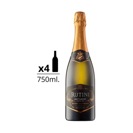 Espumante Rutini Brut Nature Caja x 4