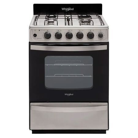 Cocina M-Gas Whirlpool 4 Hornallas WFX57DW Inox