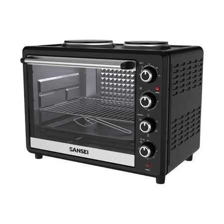 Horno Grill Sansei 63 Litros Con Anafes y Convección HGCSA6324AUAPI