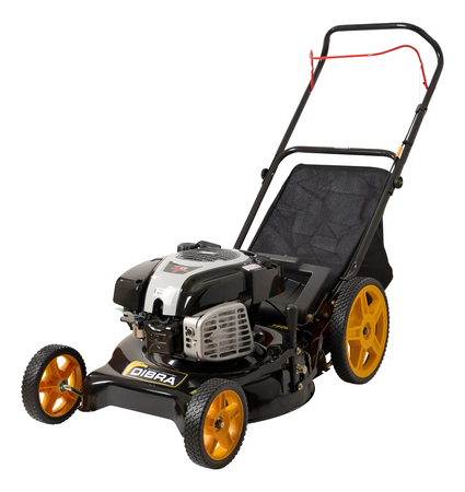 Cortadora De Cesped Dibra 6.5 Hp A Combustión 2 En 1 R78nte Negro