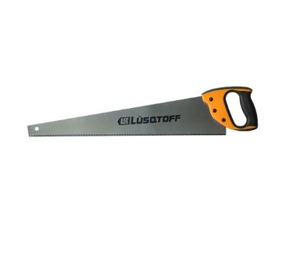 Serrucho Carpintero 550mm 22'' Lusqtoff L7430 Acero 50hrc Naranja